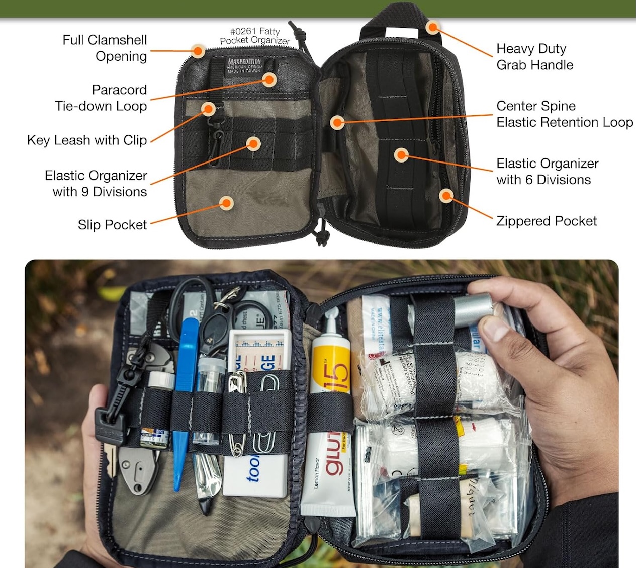 2 Maxpedition Fatty Pocket Organizer