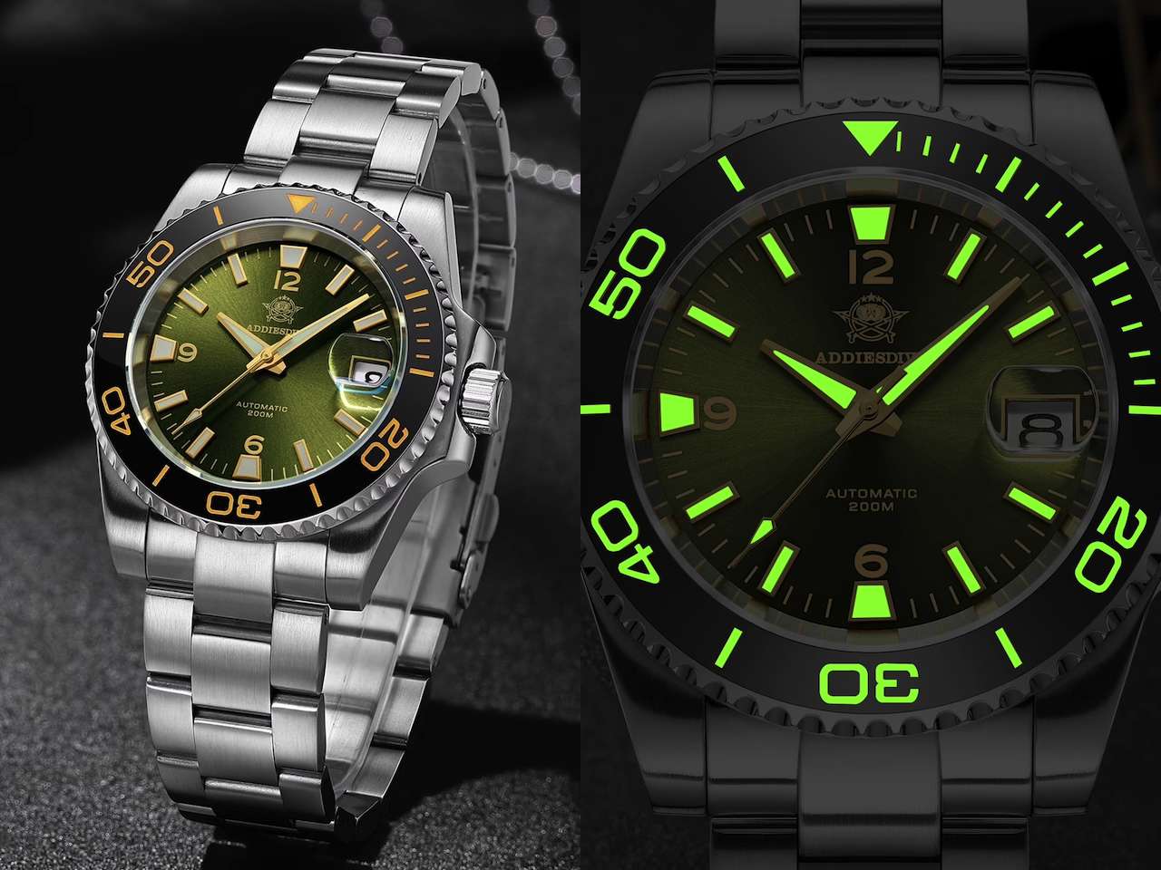 ADDIESDIVE Automatic Dive Watch for Men with NH35A Movement