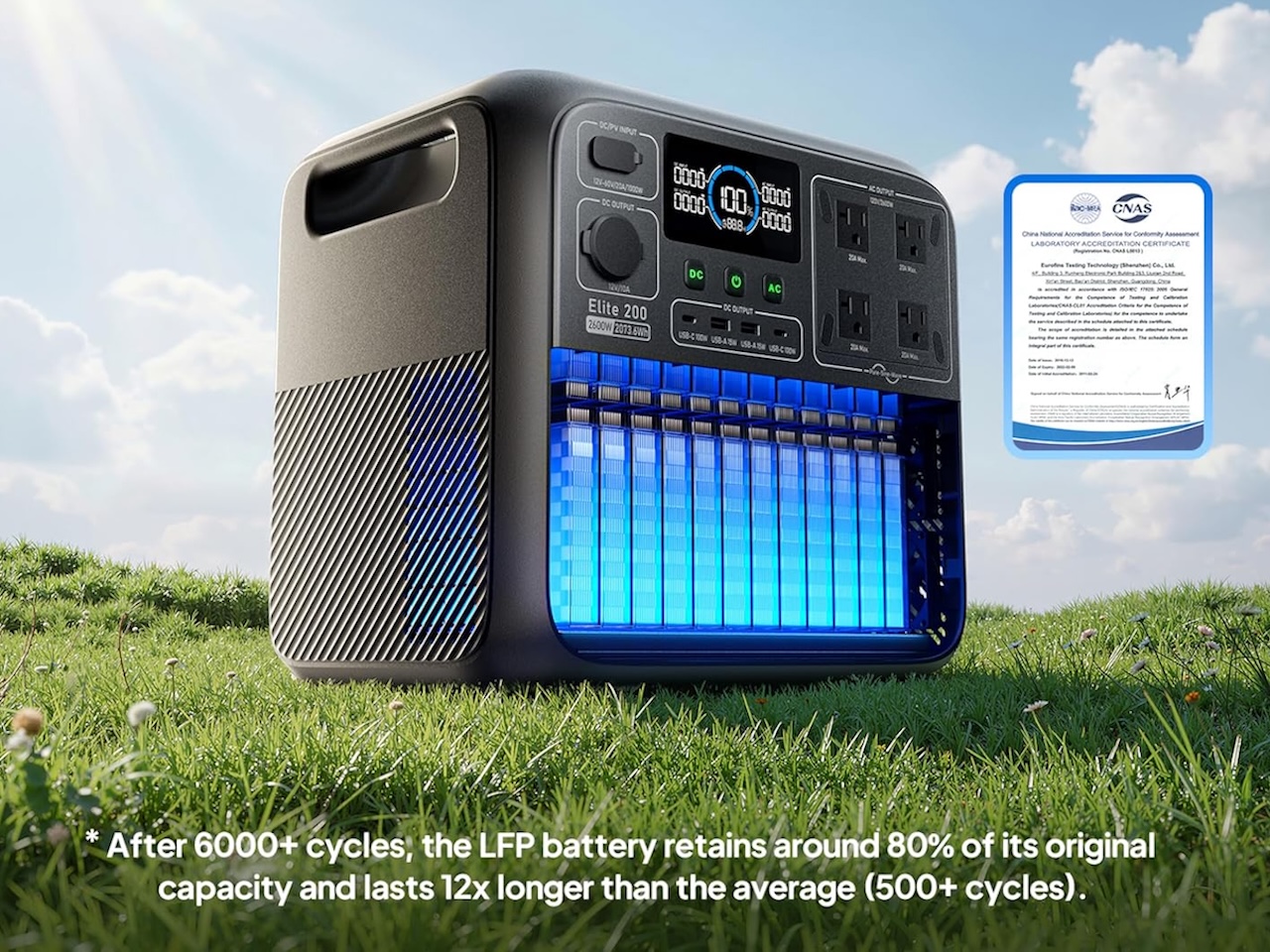 BLUETTI Elite 200 V2 Portable Power Station
