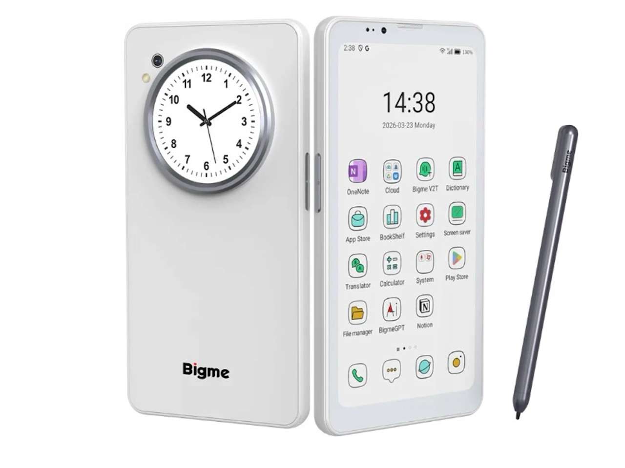 BigMe HiBreak Dual E-ink Smartphone Buy Now