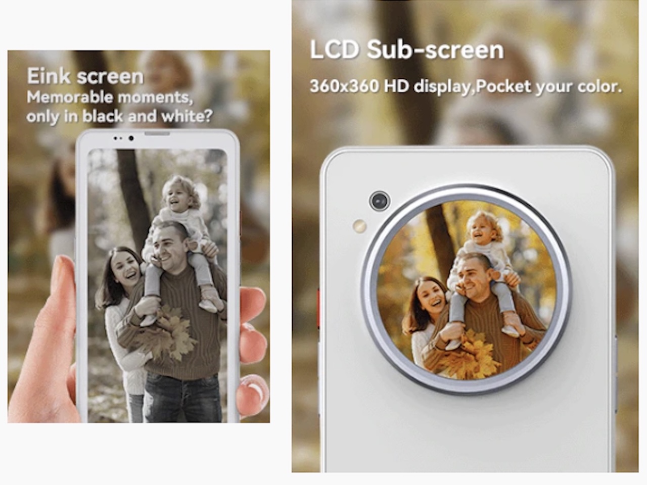 BigMe HiBreak Dual E-ink Smartphone Buy Now