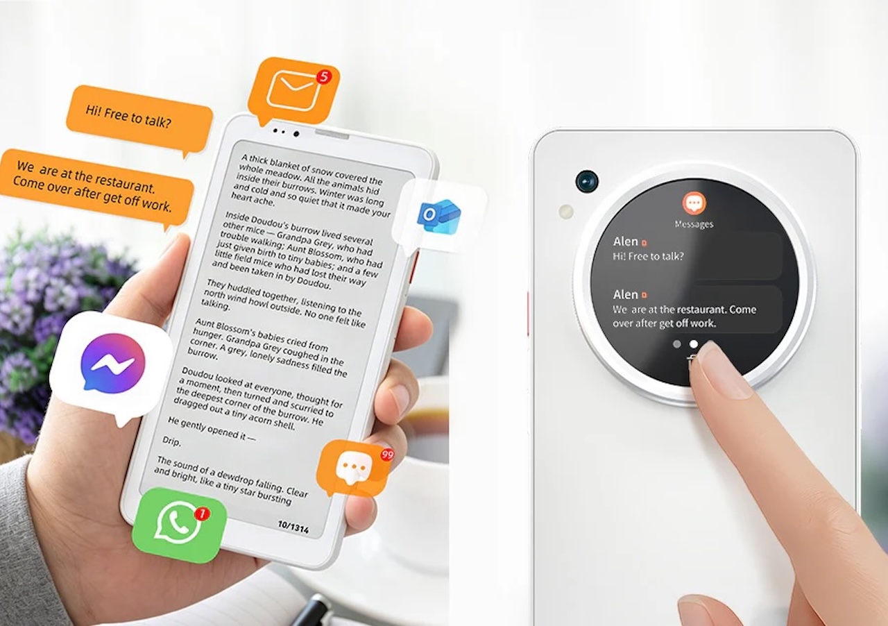 BigMe HiBreak Dual E-ink Smartphone Release