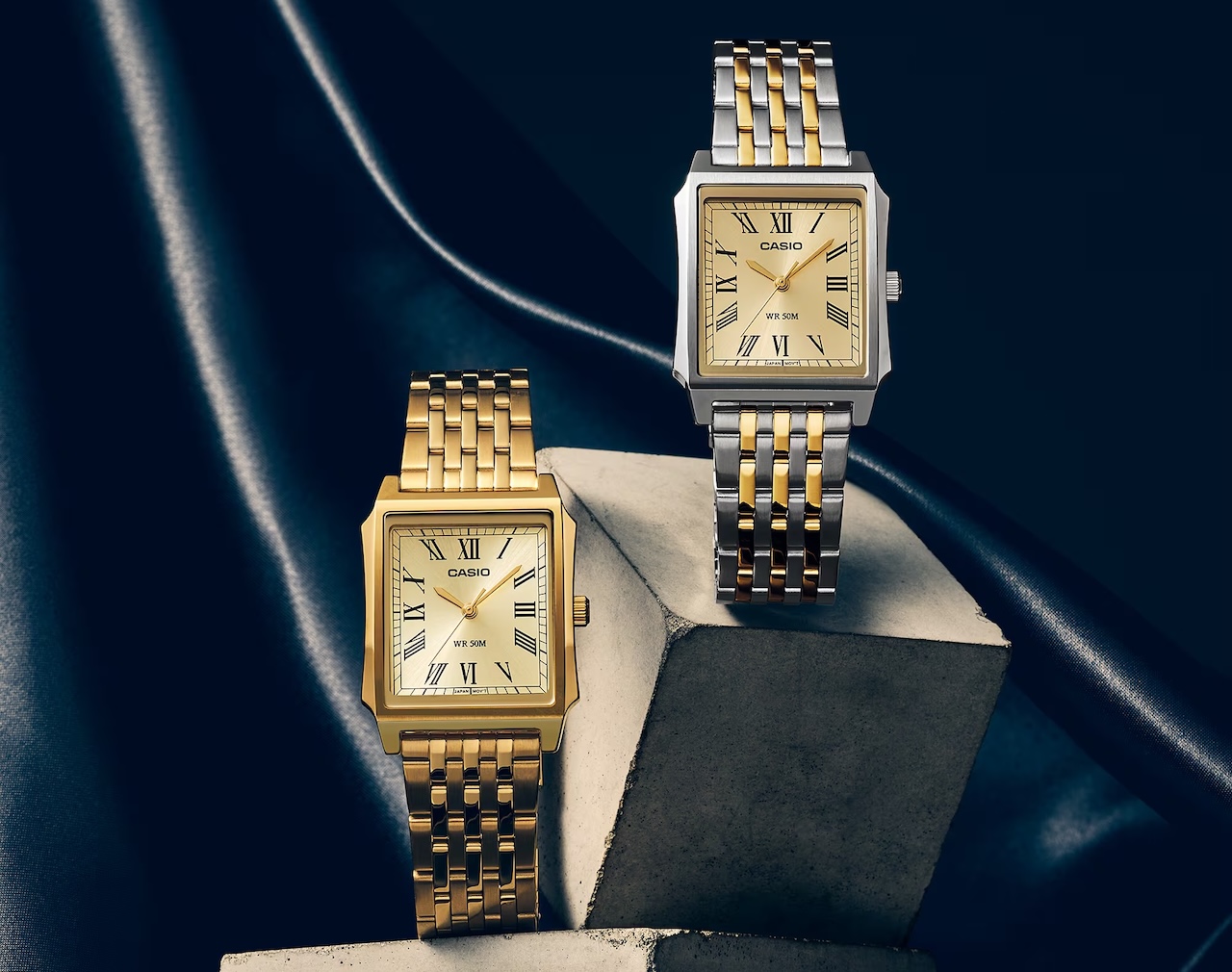 Casio MTP-B190SG-9BV Cartier Tank