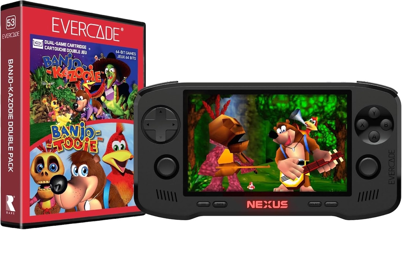 Evercade Nexus and Banjo-Kazooie Double Pack 2