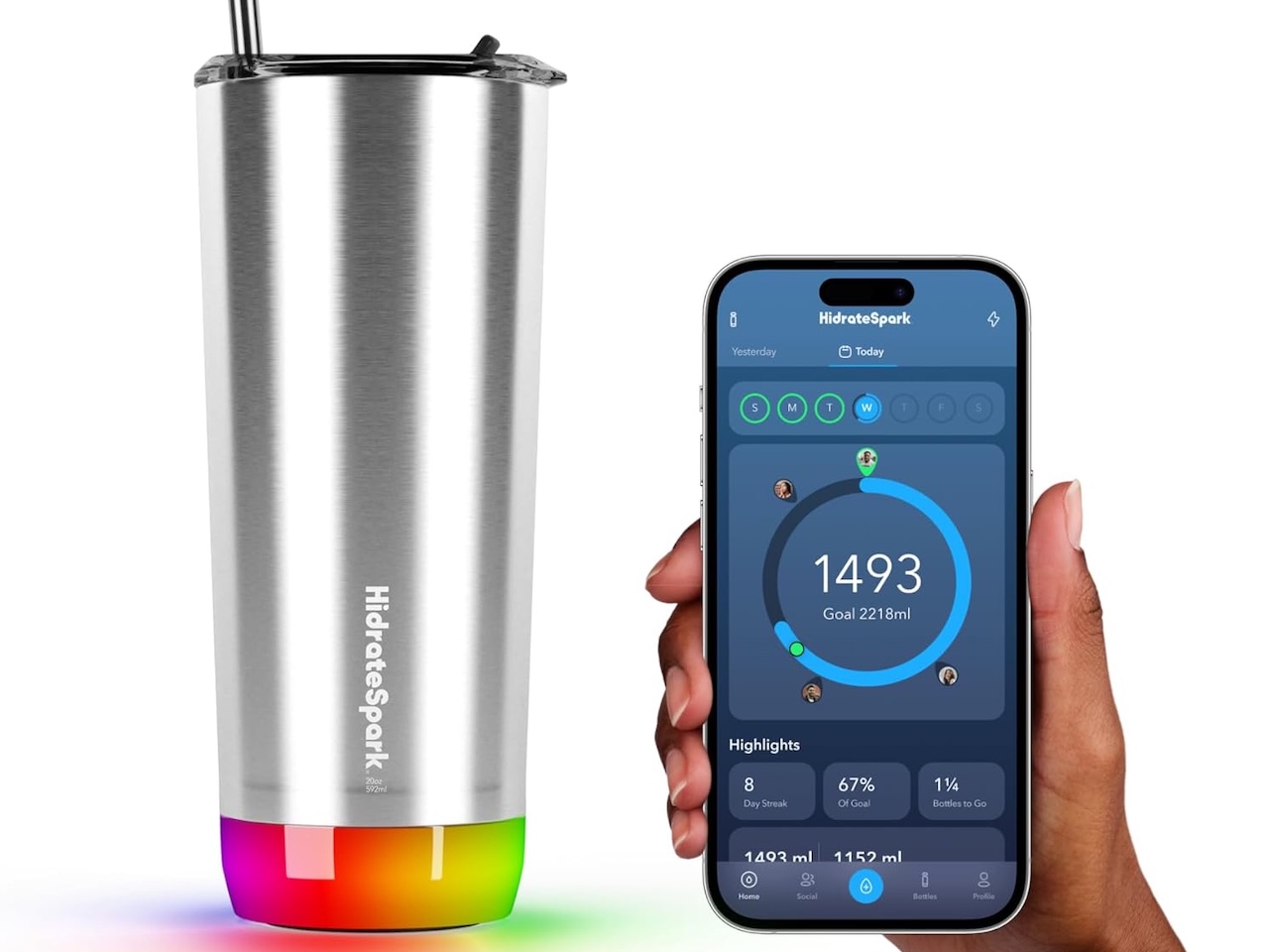 HidrateSpark Smart Water Bottles & Tumblers