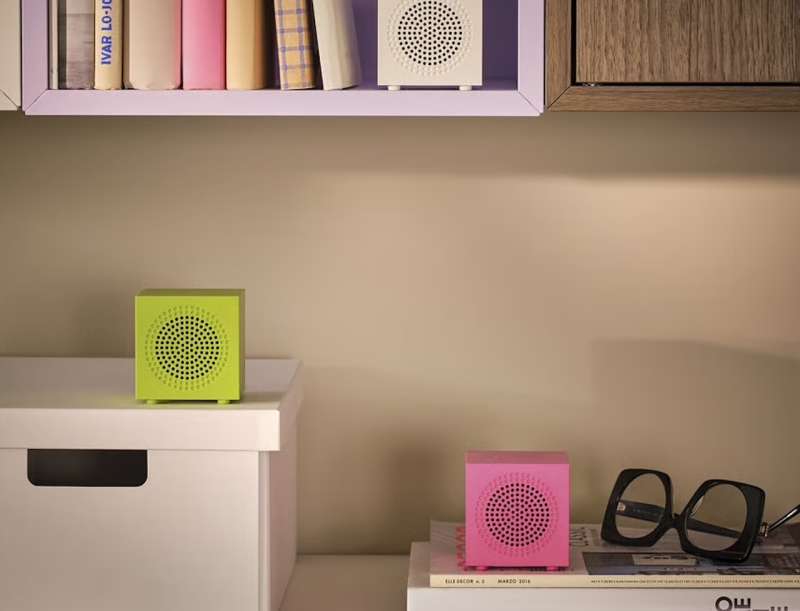 IKEA KALLSUP Portable Bluetooth Speaker Pink Availabiity