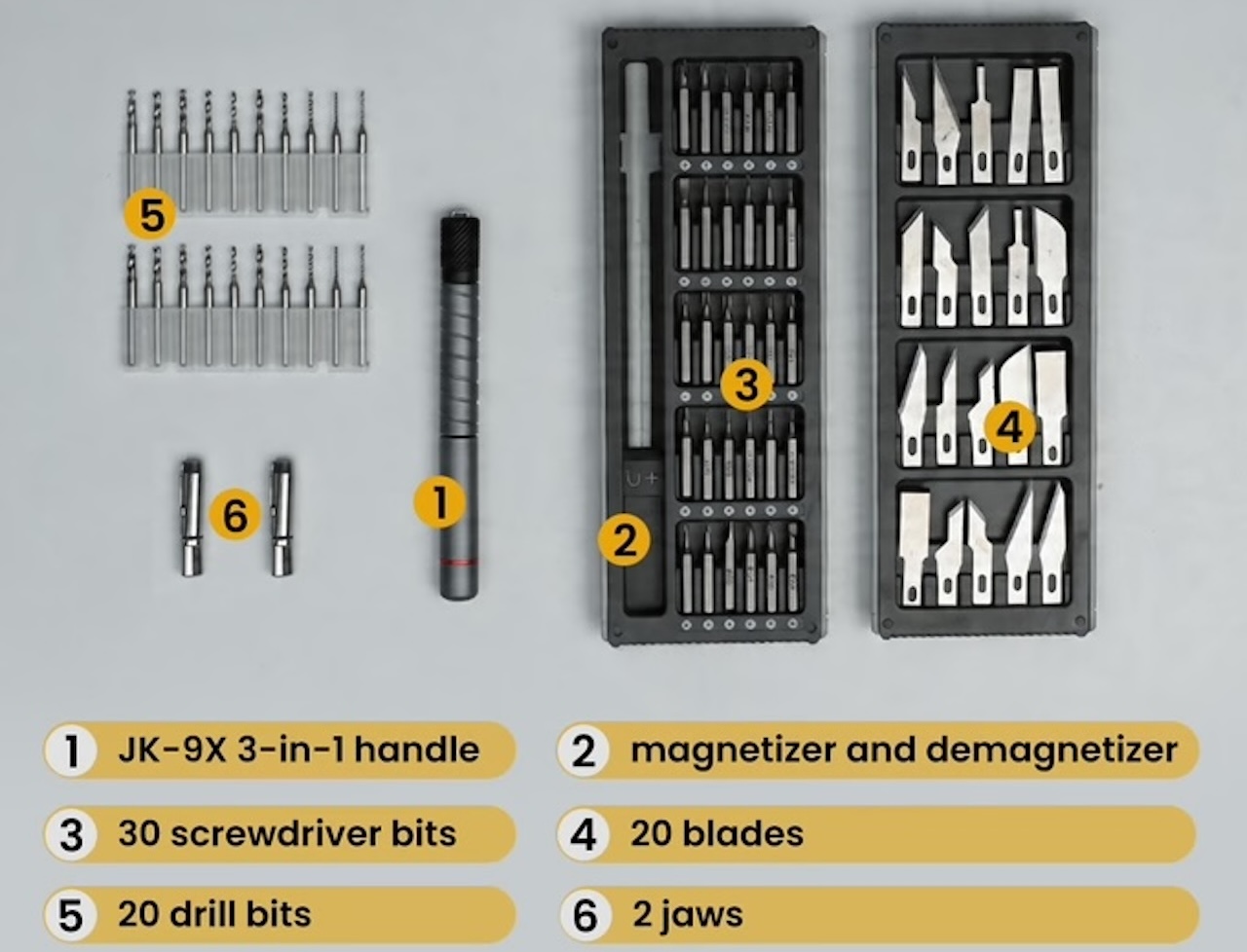 JK-9X 73-in-1 Precision Pen