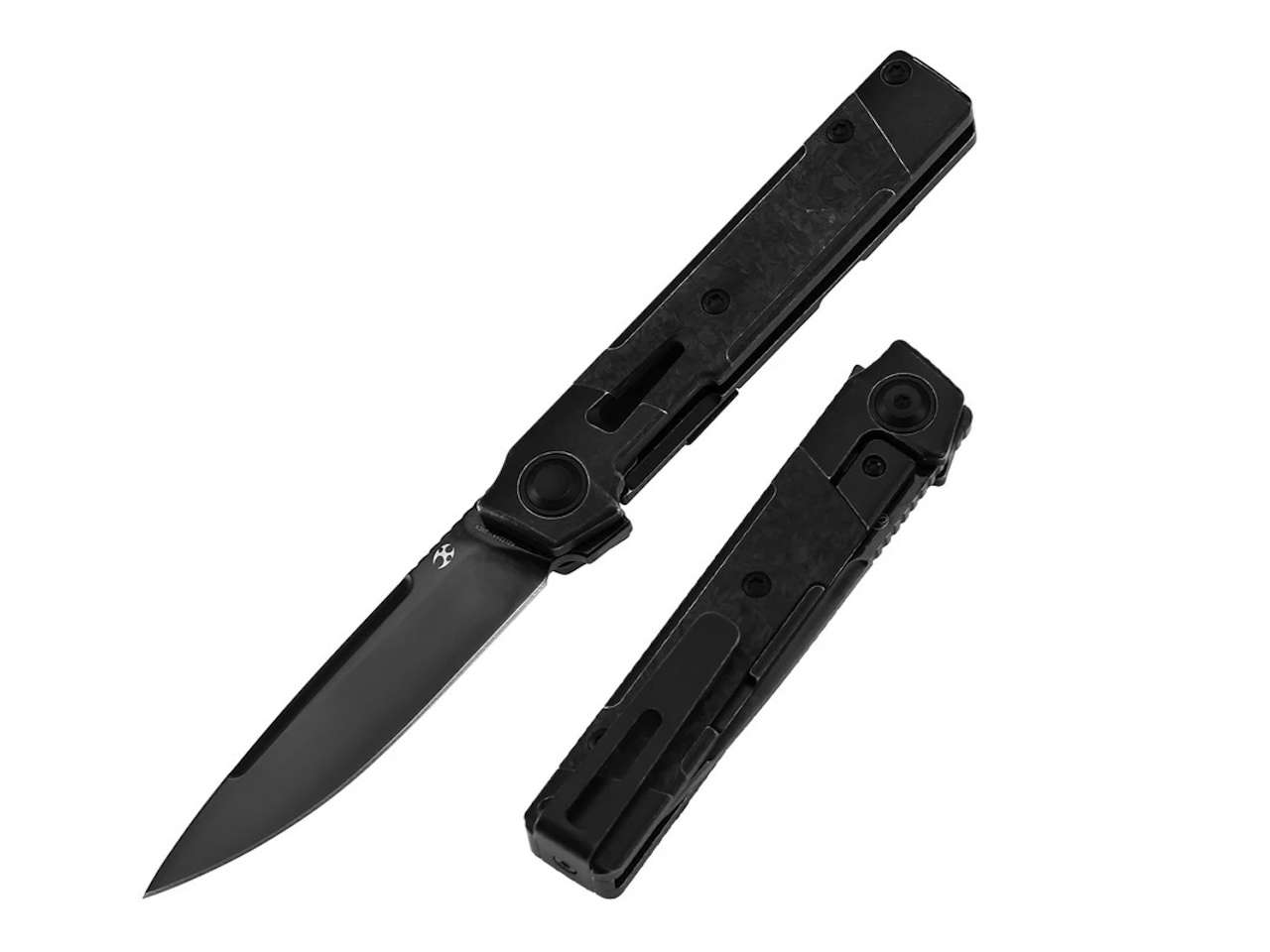 KANSEPT Kitpu Flipper Blackwash Titanium with Shred Carbon Fiber