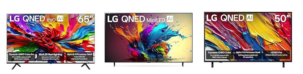 LG 2026 QNED evo Mini LED TV Buy Now on Amazon