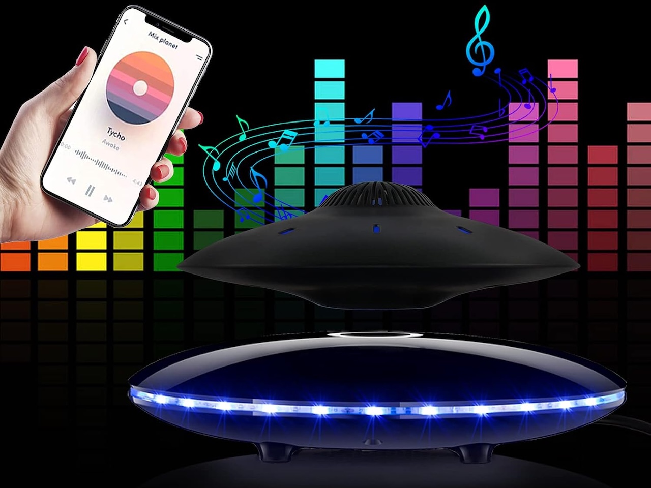Magnetic Levitating Bluetooth Speaker
