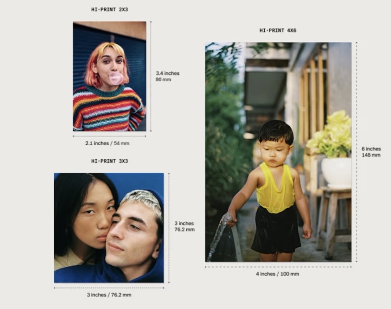 Polaroid Hi-Print 3x3 Photo Printer