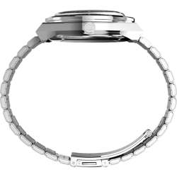 Q Timex NASA Stainless Steel Bracelet Watch Strap