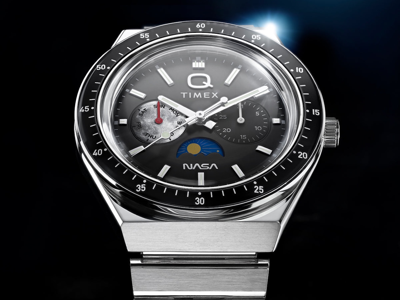 Q Timex NASA Watch Design