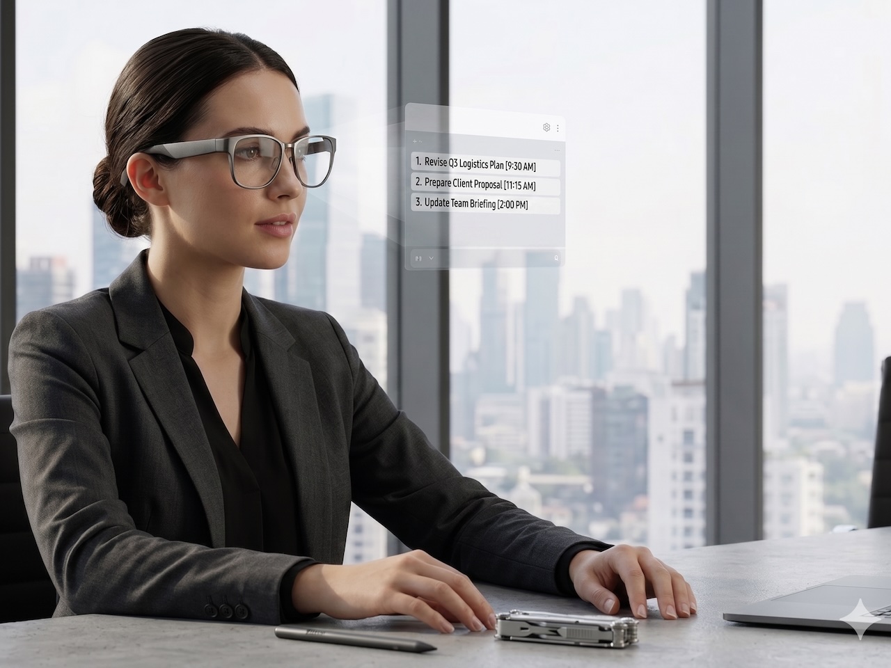 Samsung Smart Glasses Android XR Gemini Generated Image Only 2