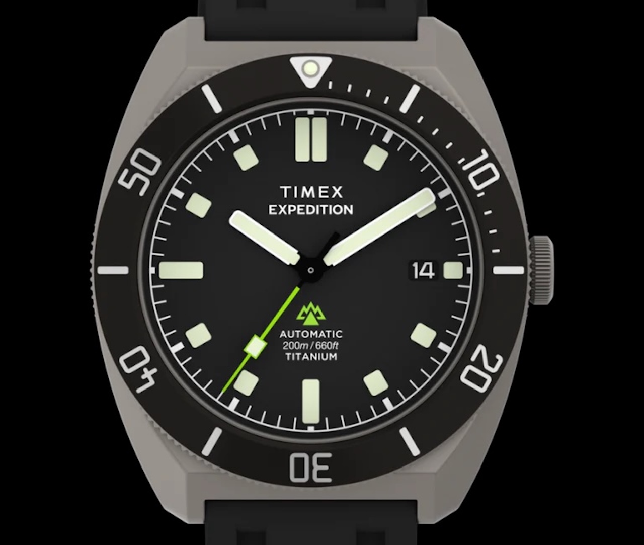 Timex Expedition Pioneer Titanium Automatic Black