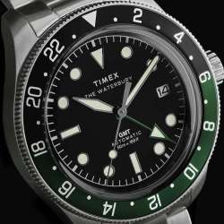 Timex Waterbury Heritage Automatic GMT Watch Features