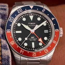 Timex Waterbury Heritage Automatic GMT Watch Specs