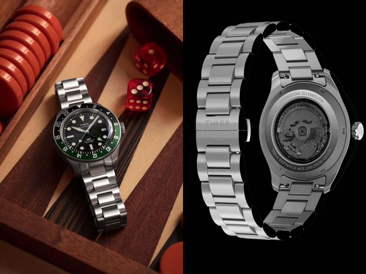 Timex Waterbury Heritage Automatic GMT Watch