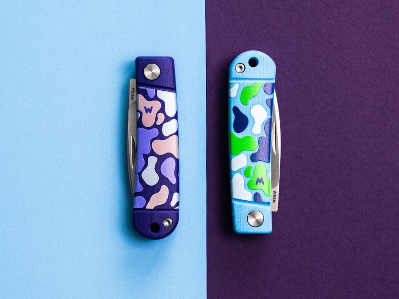 WESN The Henry Pastel Camo Knife Collection