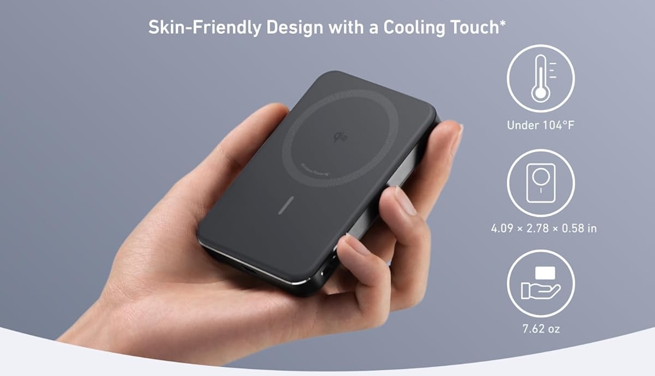 Anker MagGo Power Bank Slim 10K, Qi2 15W