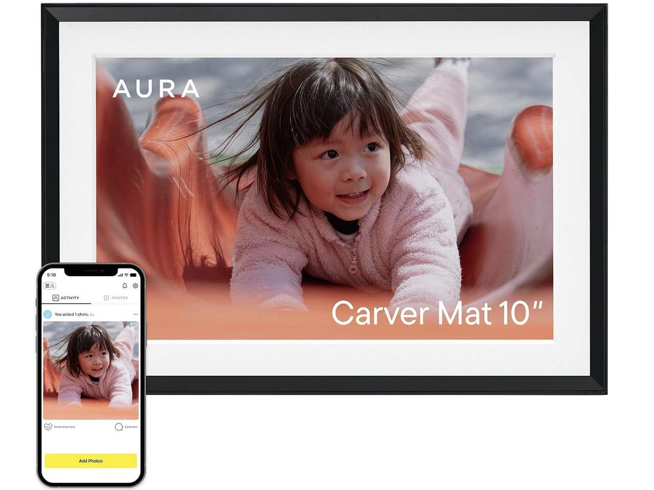 Aura Carver Mat Digital Frame for Mothers Day 2026