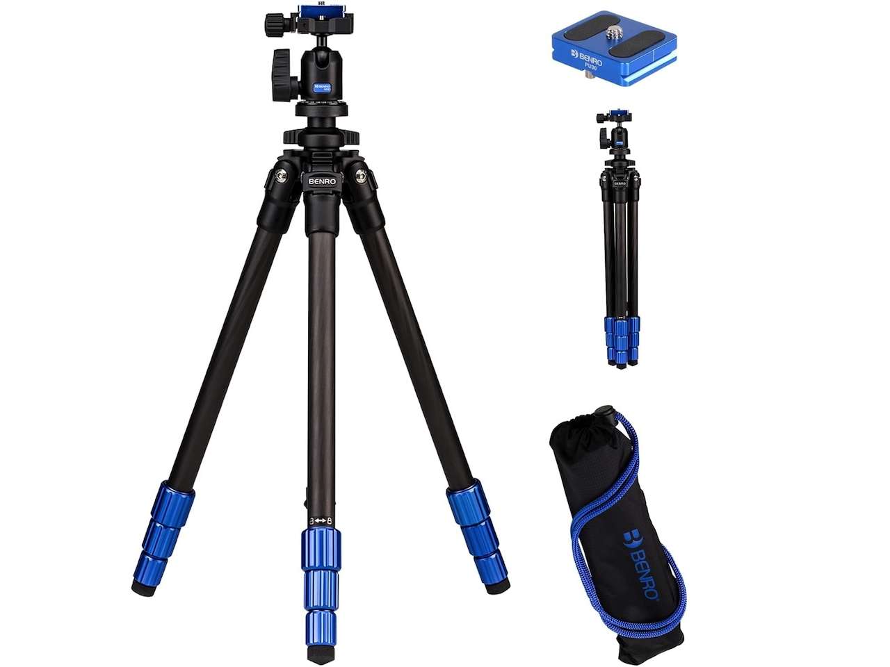 Benro Slim Carbon-Fiber Tripod Kit w: N00 Ball Head Lightweight