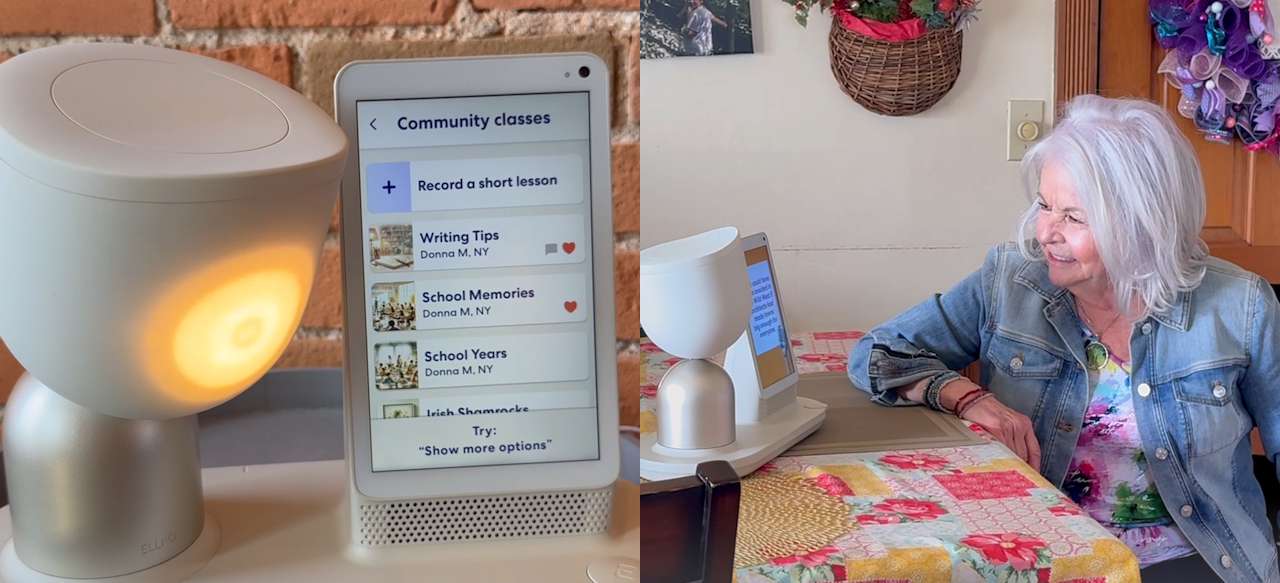 ElliQ Companion Robot for Seniors Aging Adults
