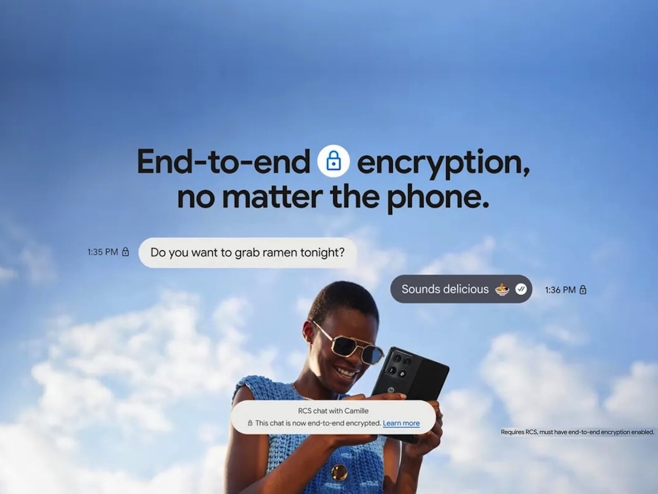 End-to-end encryption Google Android iPhone iOS