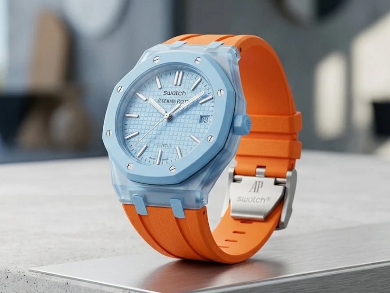 Helvetus Royal Pop rubber-strap concept