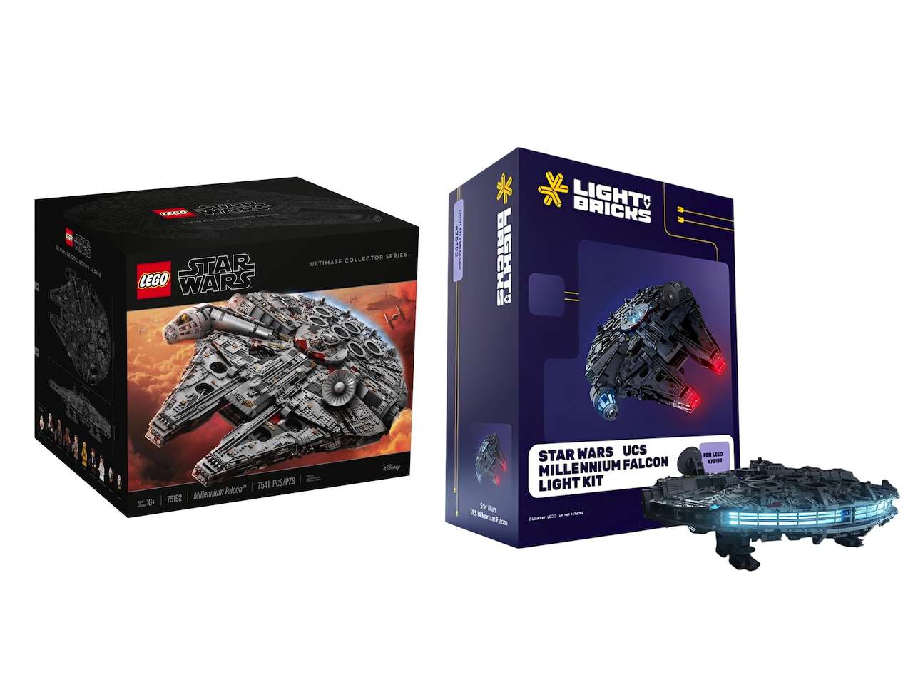 LEGO UCS Millennium Falcon (75192) With a Light Kit