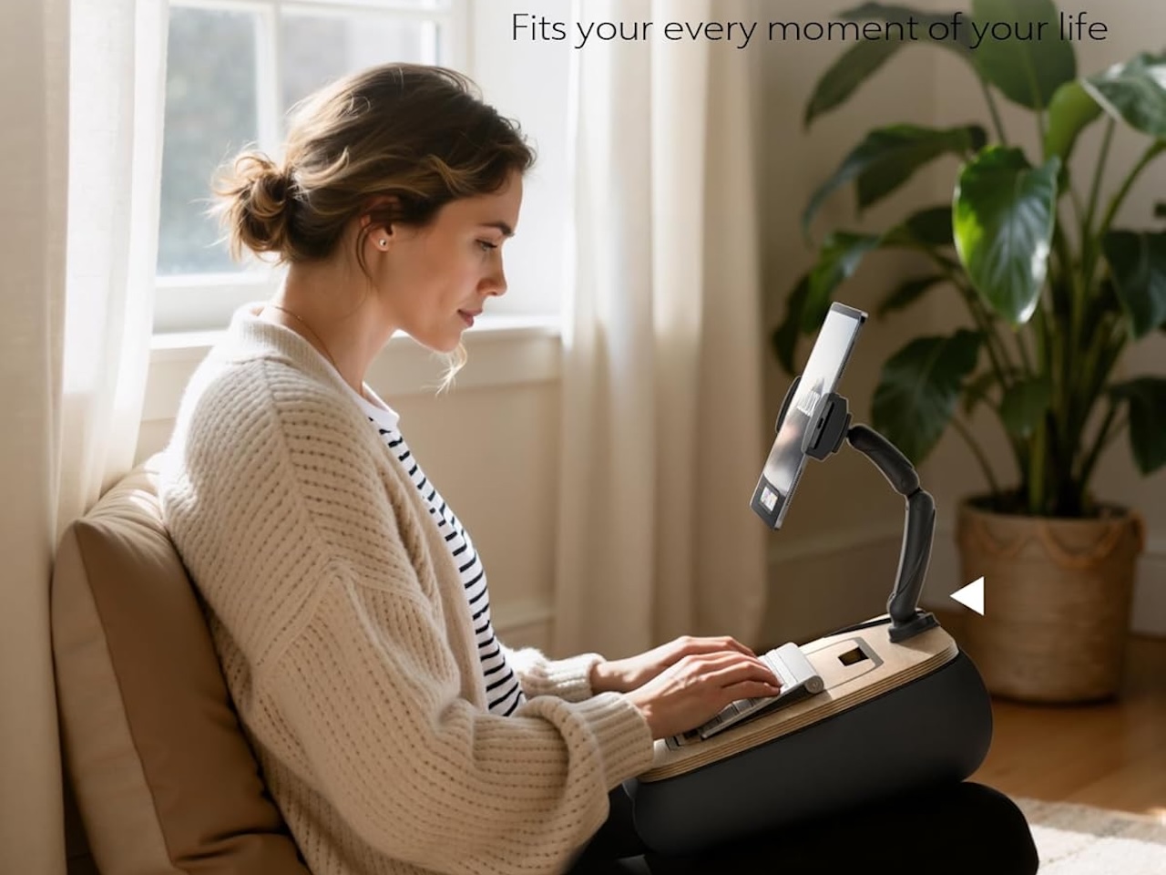 LULULOOK 2-in-1 Lap Desk & Kindle Pillow Stand