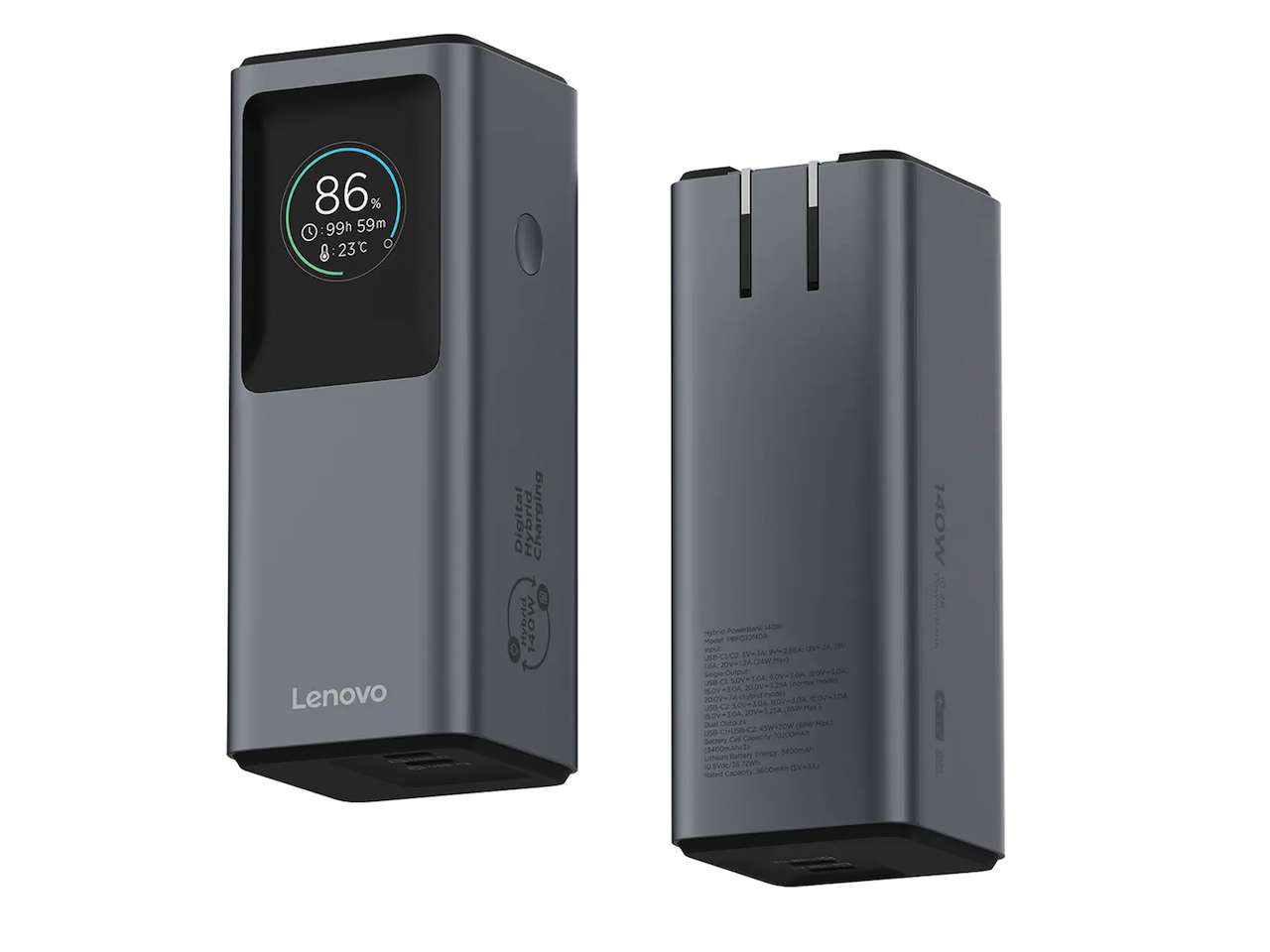 Lenovo Hybrid 2-in-1 Power Bank 140W Launch