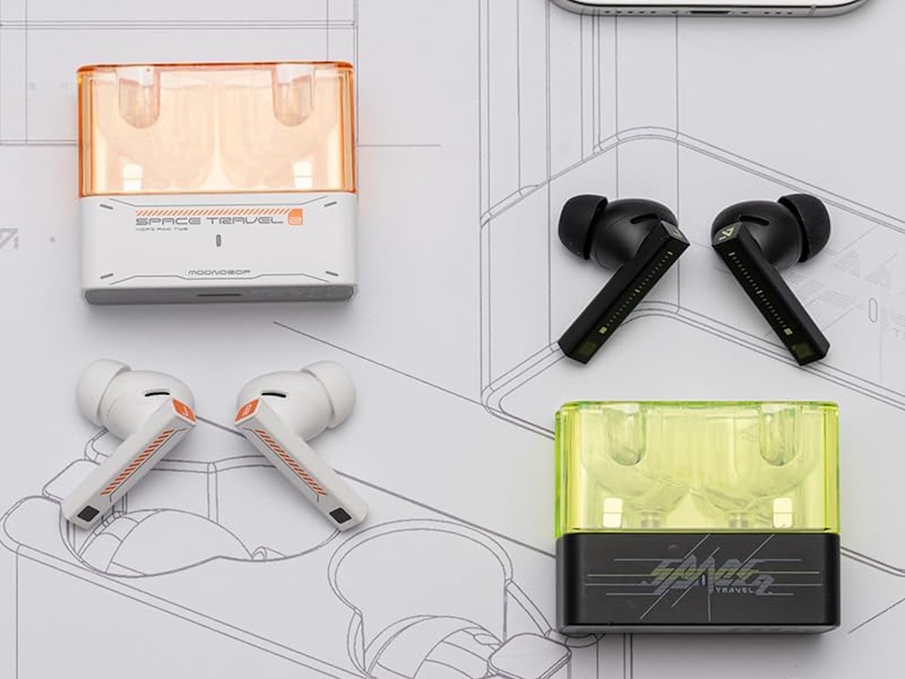 Moondrop Space Travel 2 HiFi Noise-Canceling TWS Wireless Earphone Bluetooth