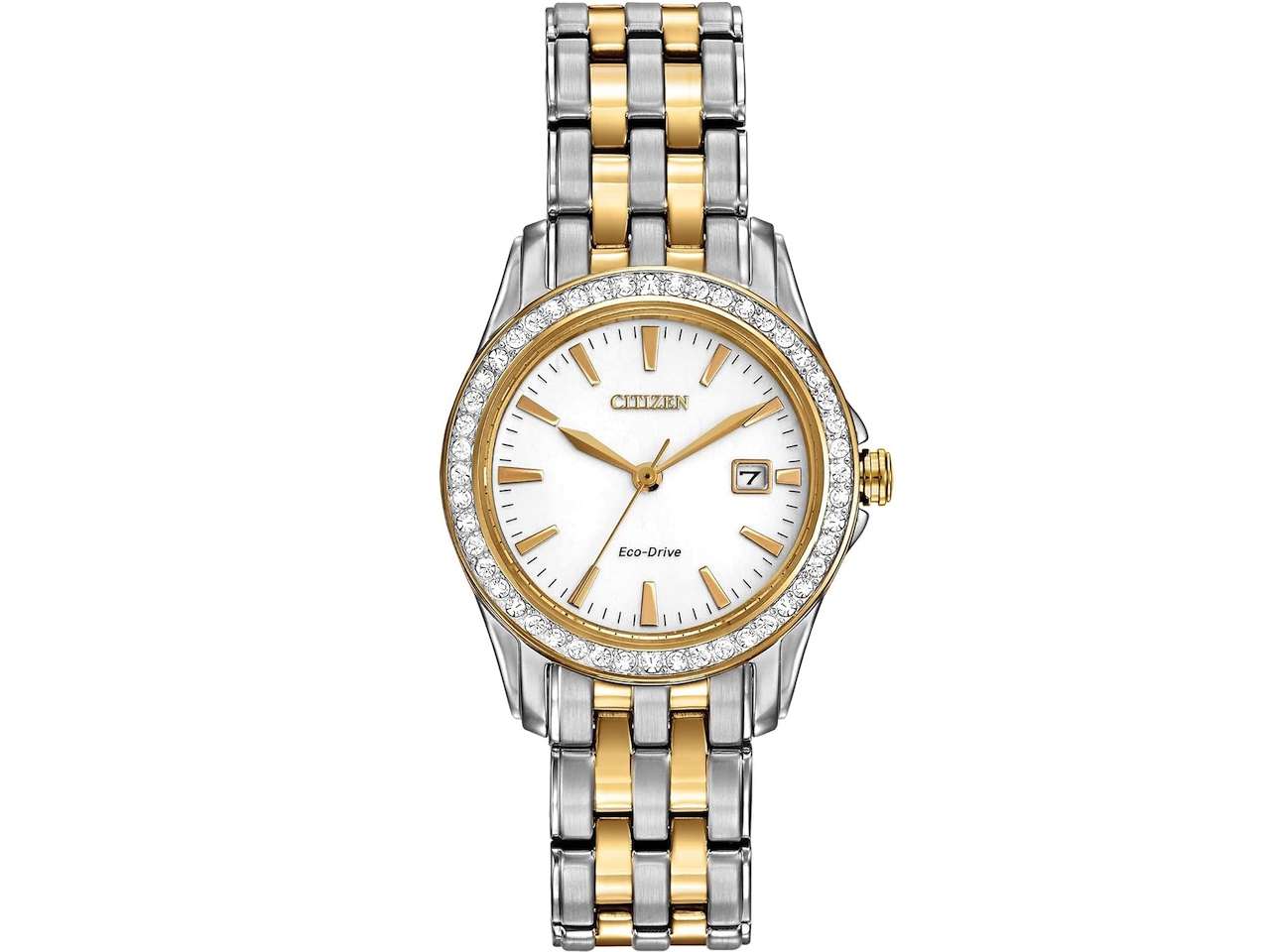 Mothers Day Gift 2026 Citizen Women's Eco-Drive Dress Classic Crystal Watch