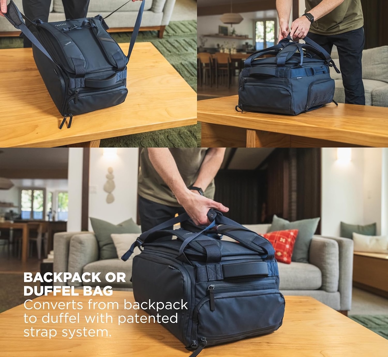 NOMATIC 30L Travel Bag Convertible Duffel-Backpack