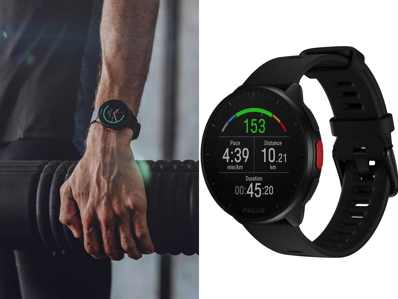 POLAR Pacer Ultra-Light GPS Fitness Tracker Smartwatch