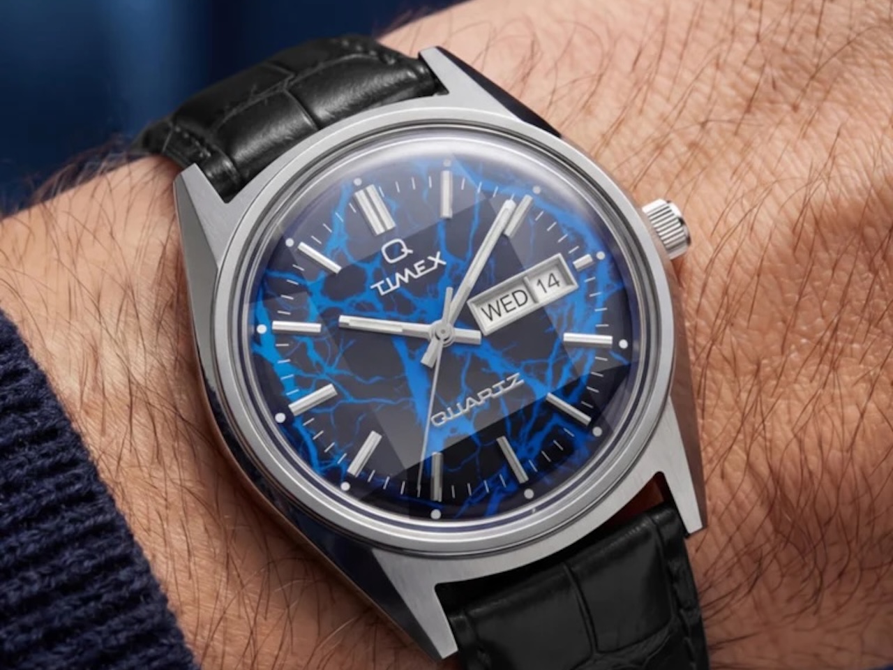 Q Timex Blue Vega