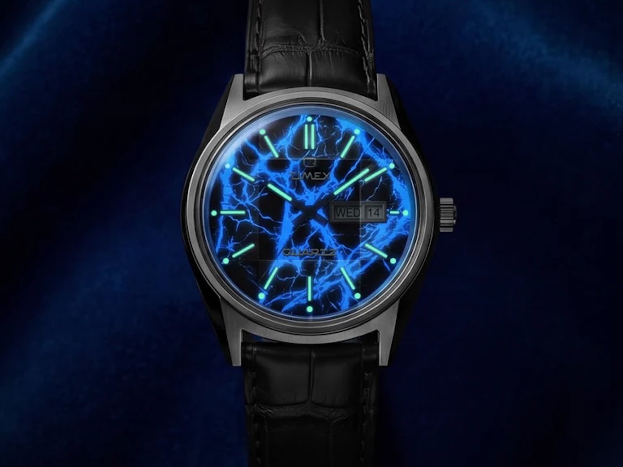 Q Timex Blue Vega