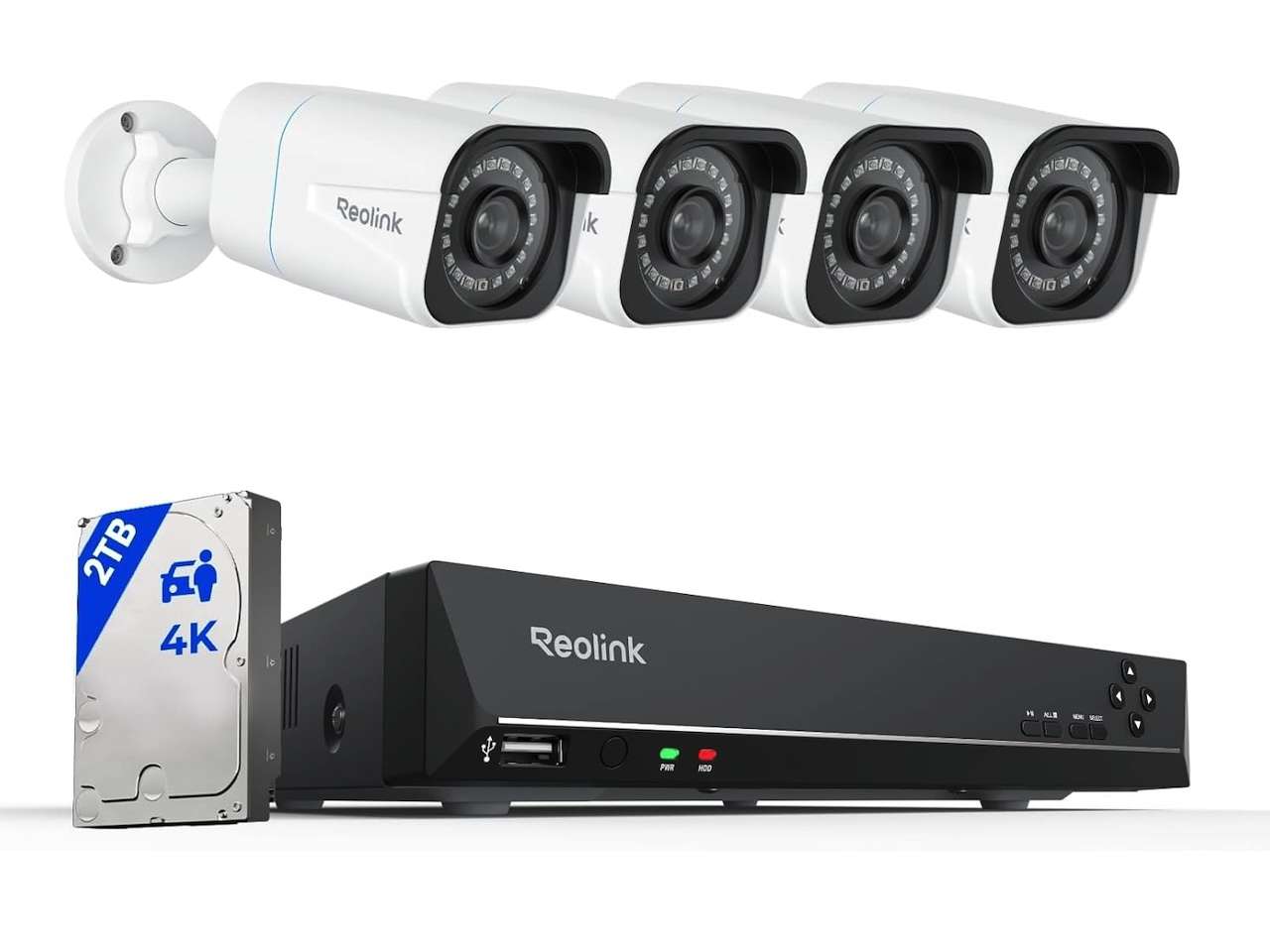 Reolink RLK8-800B4 PoE kit
