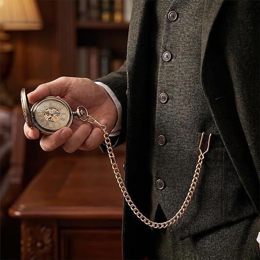 Single Albert Chain Pocket Watch Chain - AP Swatch Royal Pop Watch