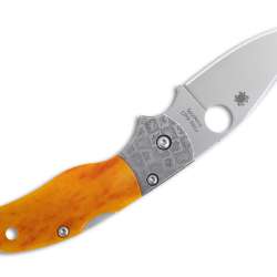 Spyderco Native 5 50th Anniversary Amber Bone CPM S90V Sprint Run 2