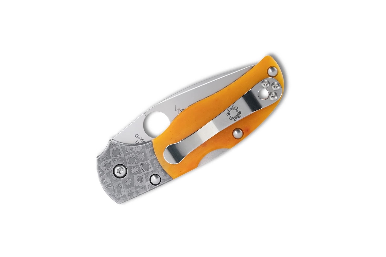 Spyderco Native 5 50th Anniversary Amber Bone CPM S90V Sprint Run 3