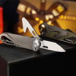 TACRAY Vinto 5-in-1 Titanium Small Pocket Knife