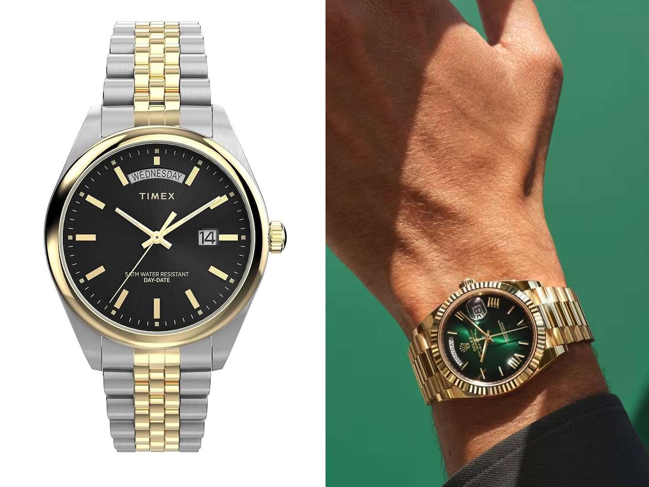 Timex Men Legacy 41mm - Rolex Day Date