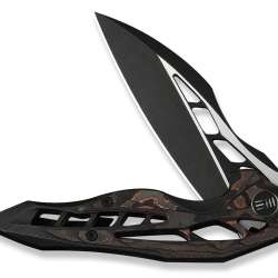 WEKNIFE Arrakis Flipper Knife Black Integral Titanium Handle Price