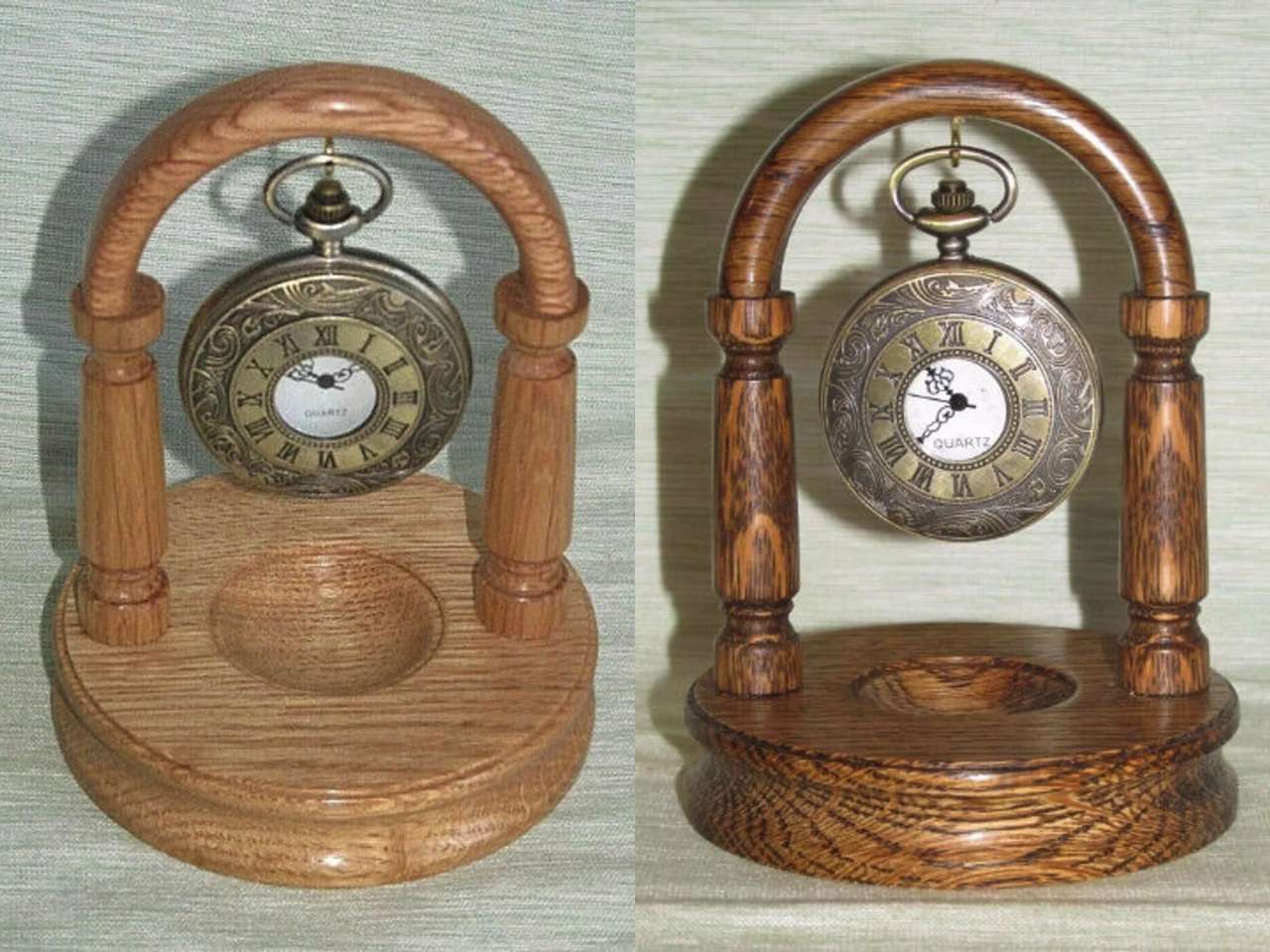 Wood Pocketwatch Stand