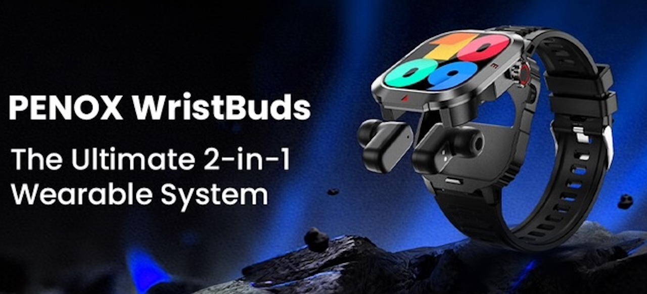 WristBuds- Rugged 2-in-1 Smartwatch with ENC Earbuds