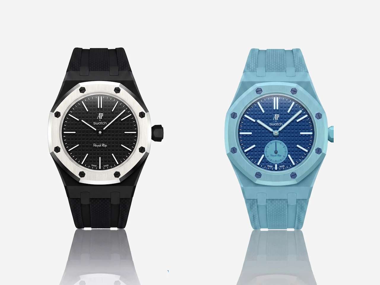 Wristbuddys Rubber Strap For AP x Swatch Royal Pop Colors