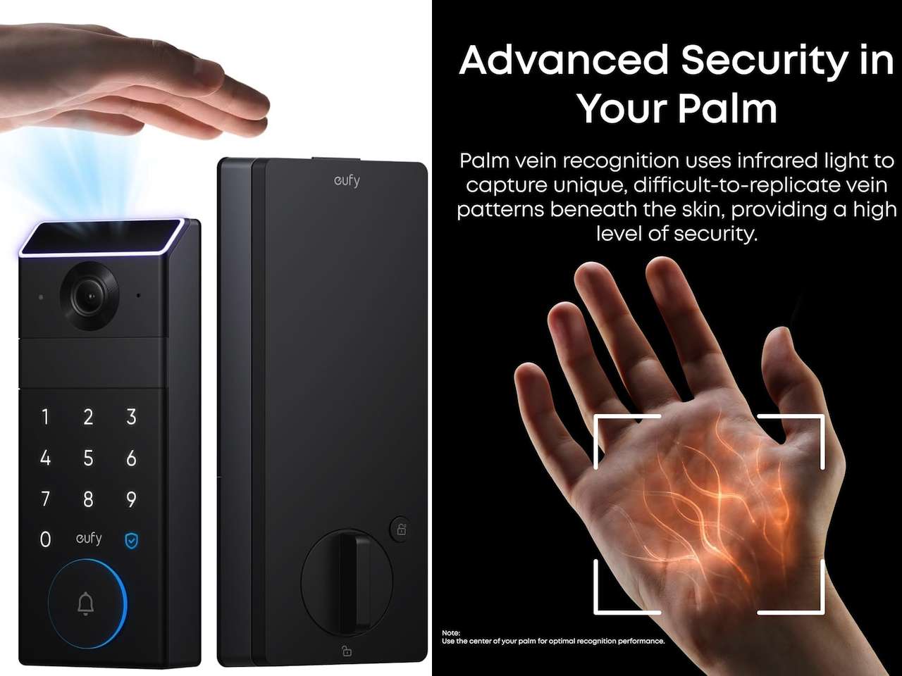 eufy Security Smart Lock FamiLock S3 with Palm Vein Recognition