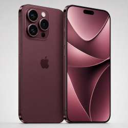iPhone 18 Pro Max Dark Cherry Battery AI Generated